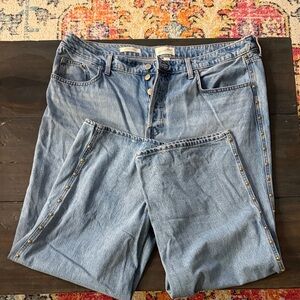 Universal Thread Light Blue Relaxed Studded Jeans